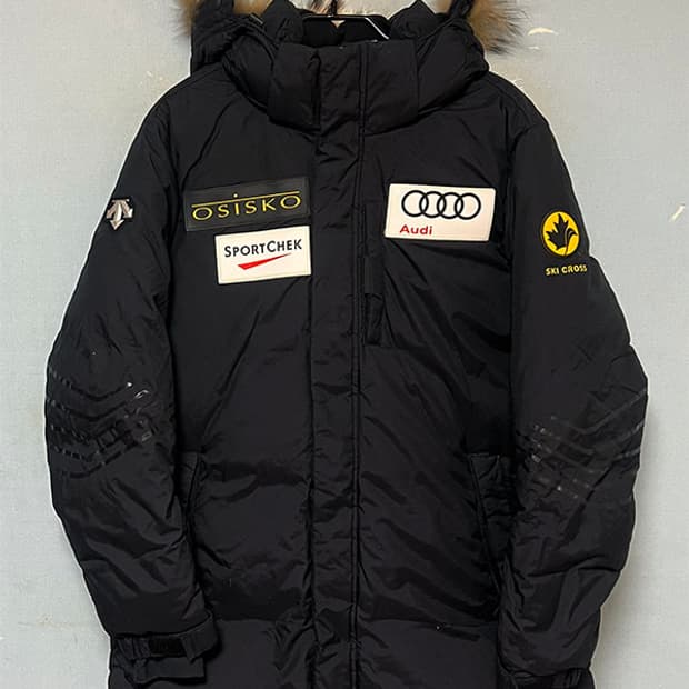 데상트 아우디 캐나다 여자 패딩 대장급 헤비 L 100 77
