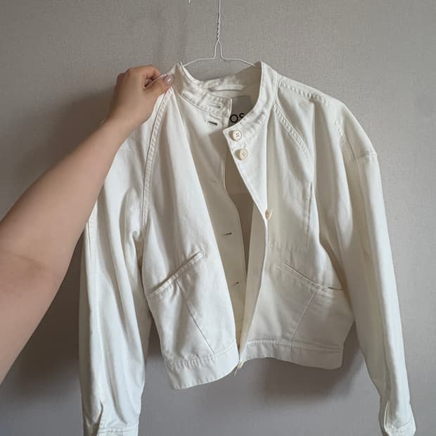 Cos 화이트 자켓