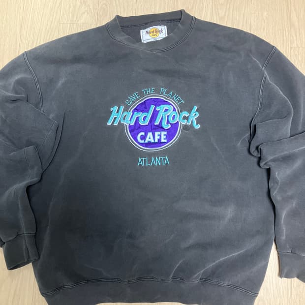 하드 록 카페 스웻셔츠 Made in USA