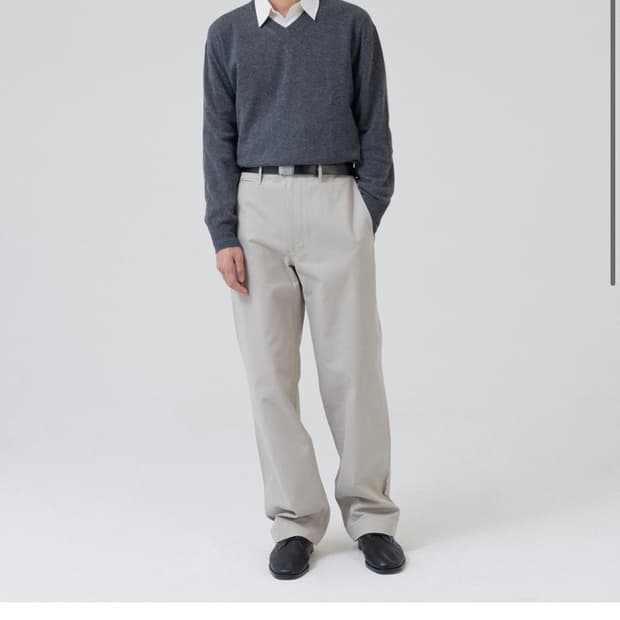 브라운야드 에센셜 치노팬츠 stone