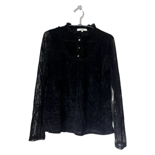 벨벳 레이스 고스 고딕 공겜 갸루 롱슬리브 긴팔 