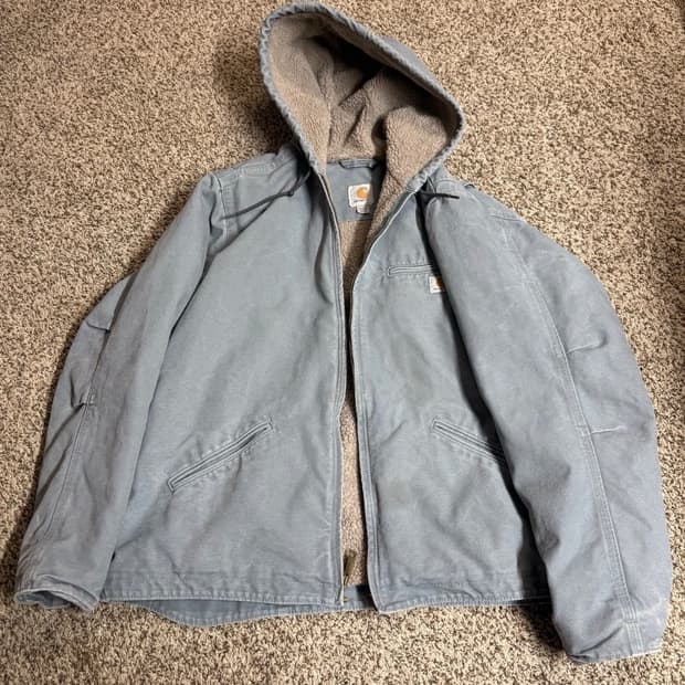 칼하트 WJ141 시에라 셰르파 덕액티브 자켓(XL)