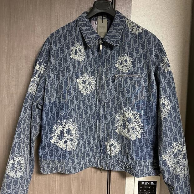 디올 데님 티어스 오블리크 데님 셋업 50사이즈 새상품