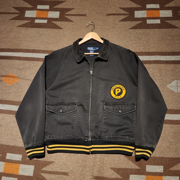 폴로랄프로렌 90s 코튼 봄버 자켓 L