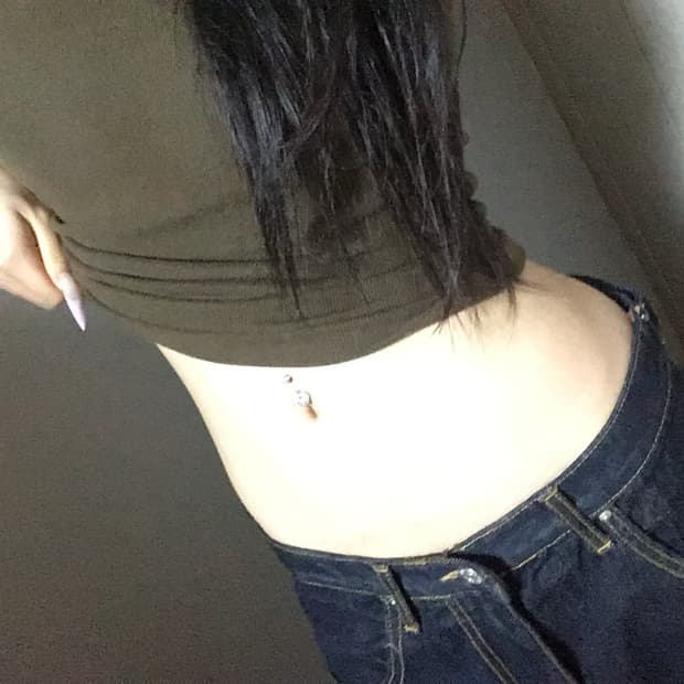 로우라이즈 와이드 팬츠