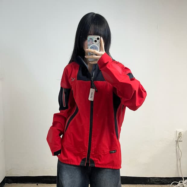 Montura red gore-tex jacket