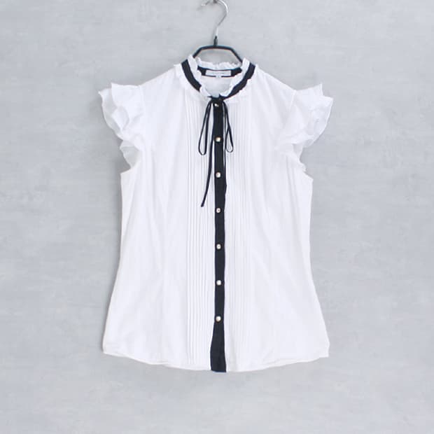 GUILD PRIME _ frill cotton top