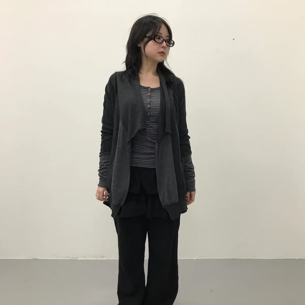 Barneys New York Open Cardigan