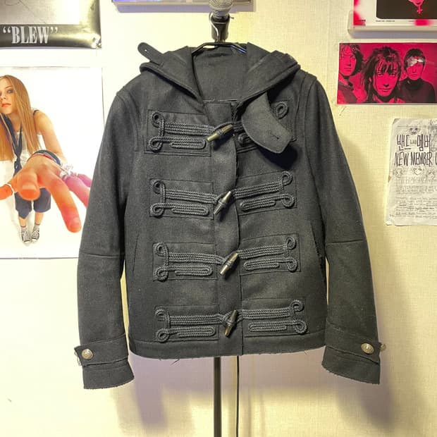 BALMAIN 16-17AW 나폴레옹 후드 코트