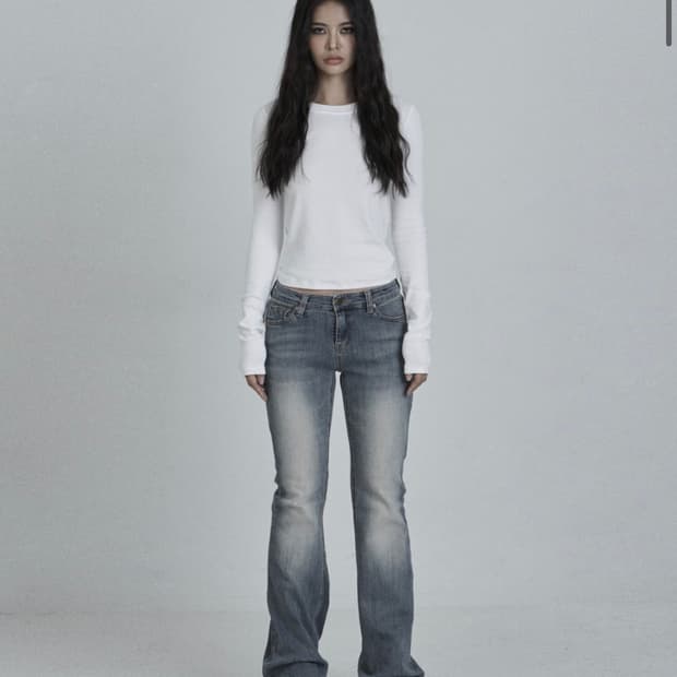 odor Vintage raw jean in blue