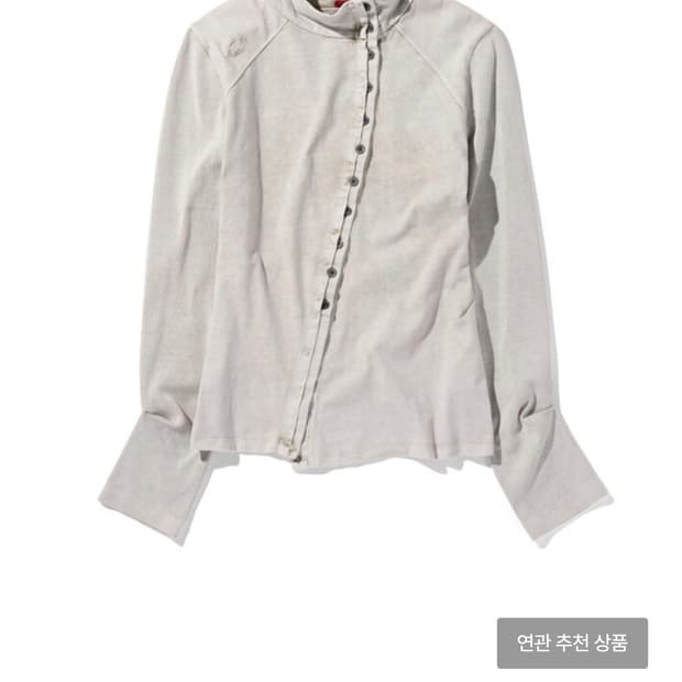 미스치프 WASHED JERSEY SHIRT - LIGHT S사이즈