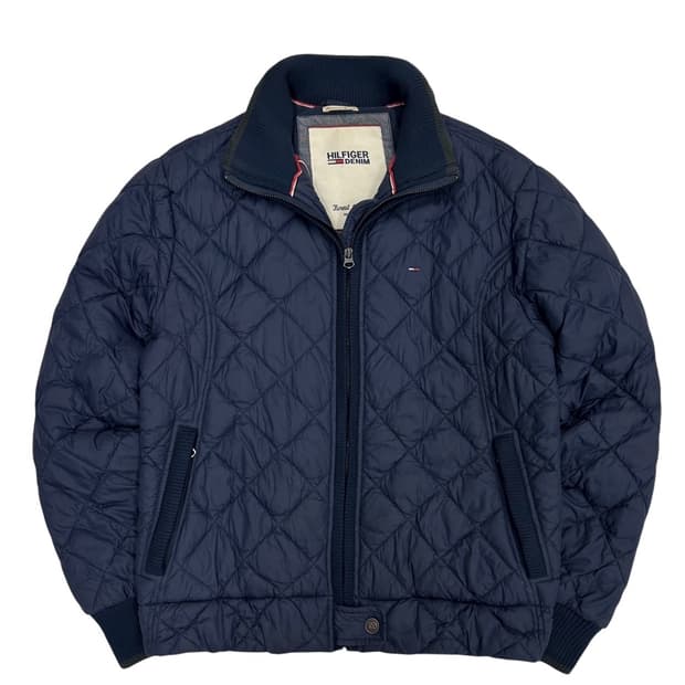 타미힐피거 퀄팅점퍼 네이비 (M) 