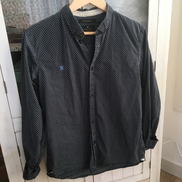 dot cotton shirt