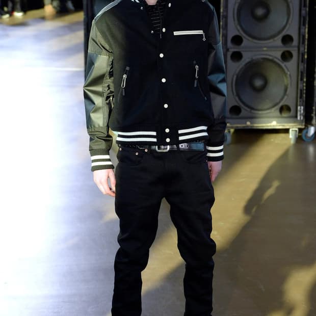 준야와타나베 x 더노스페이스 17fw 바시티 자켓 s사이즈