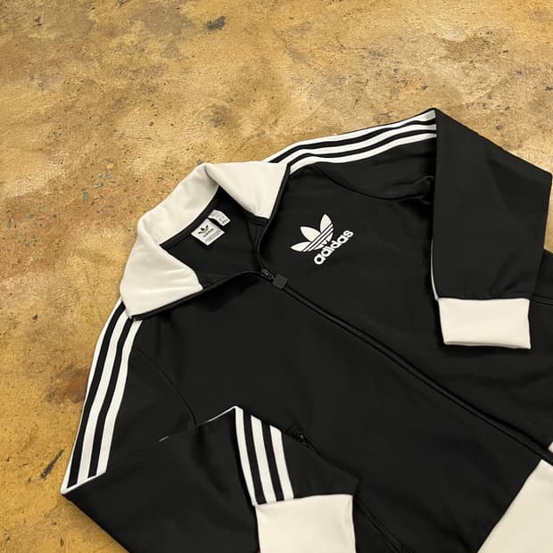 아디다스 베켄바우어 블랙 져지 트랙탑