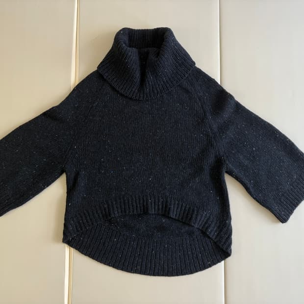 Theory 캐시미어 블렌드 니트 띠어리 스웨터 코트