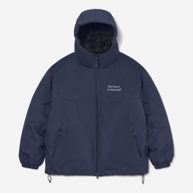 엔노이 ENNOY 2026 패디드 후드 자켓 네이비 XL