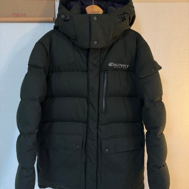 [M]디스커버리 구스다운 울 패딩 자켓