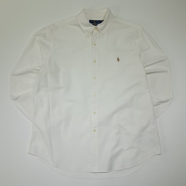 CL464 2XL 폴로 스트레치옥스포드 멀티포니 화이트 셔츠 남방