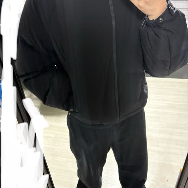 해칭룸 헤비 웹 구스다운 푸퍼 블랙(3사이즈)