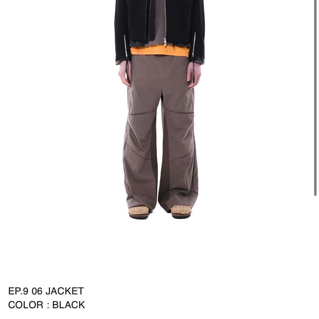 엑슬림 Xlim EP.9 06 JACKET BLACK