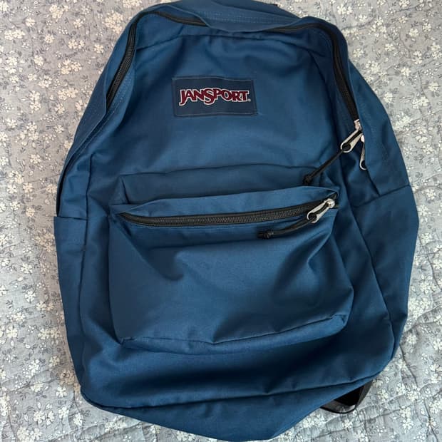 잔스포츠 네이비 백팩