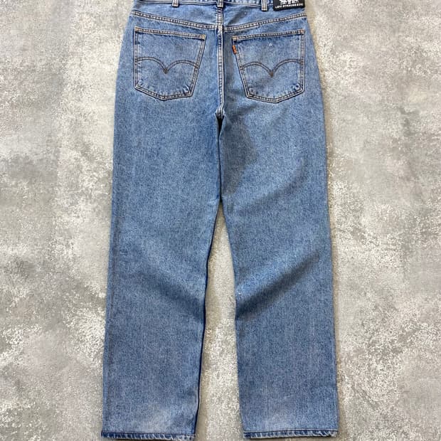 [32-33] 90s Levi's 627 리바이스 오렌지탭 데님팬츠
