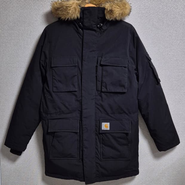 S ) 칼하트 wip 블랙 베링 파카2 덕다운 오리털패딩