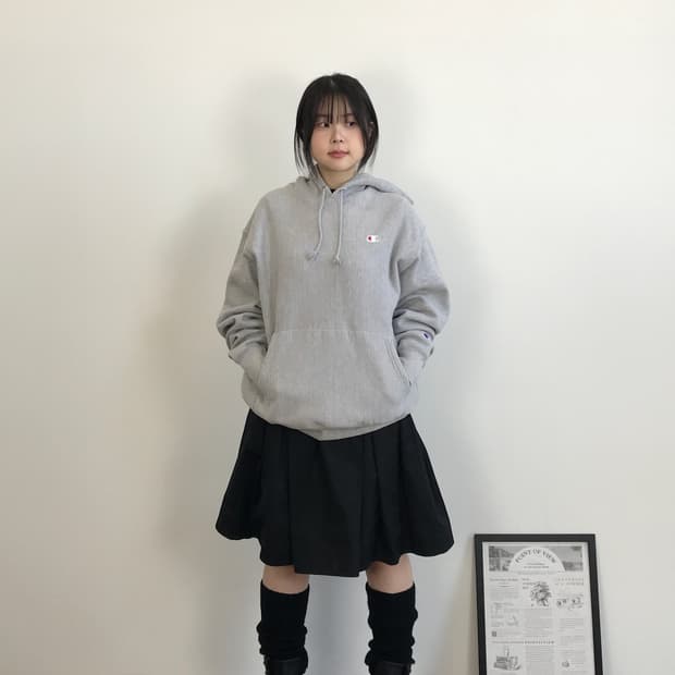 Champion Reverse Weave Hoodie Gray