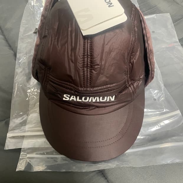 살로몬 써모 트래퍼 햇 초콜릿 