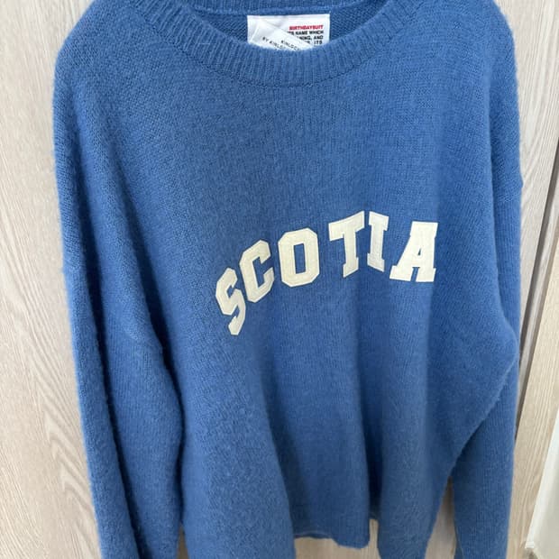 벌스데이수트 스코티아 스카이블루 니트 m