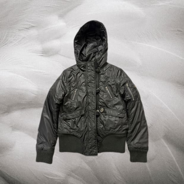 Vtg hoodie padding 디테일 후드 패딩 / 아우터