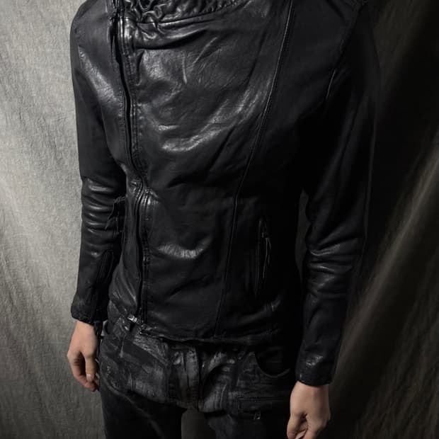 Custom Culture Asymmetric Goat Jacket