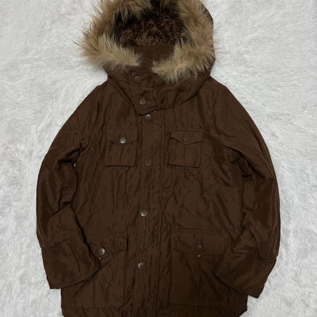 fur trimming field jacket