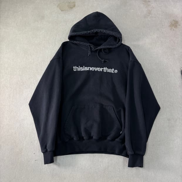 105 디스이즈네버댓 빅로고 후드티