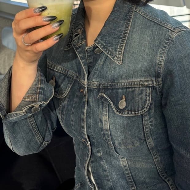 BENETTON 데님셔츠