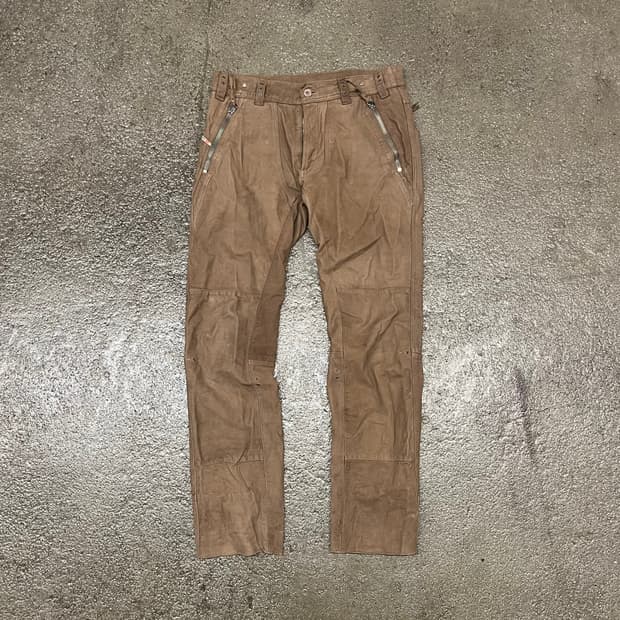 00s Diese 가죽 팬츠 (31“)
