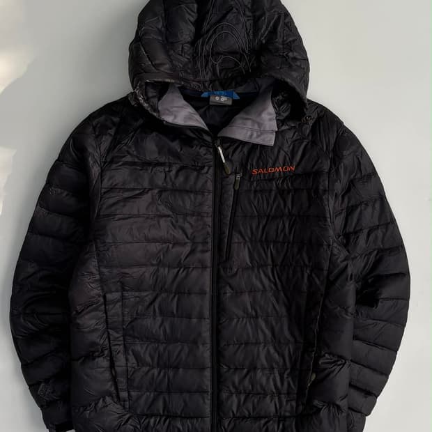 [M] 살로몬 고프코어 후드 경량 패딩 다운 자켓