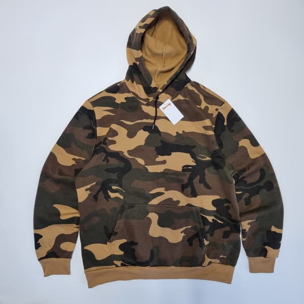 빈티지 카모 후드티