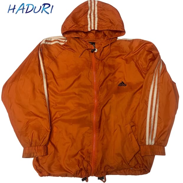 아디다스 00s 퍼포먼스로고 오렌지후드바암막이 L