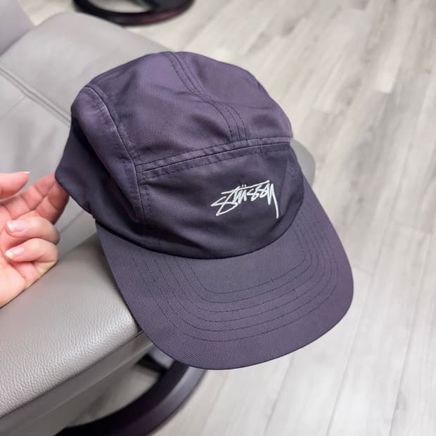 스투시 스탁로고 캠프캡