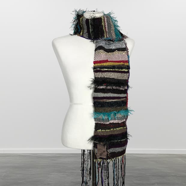 빈티지 디테일 머플러 