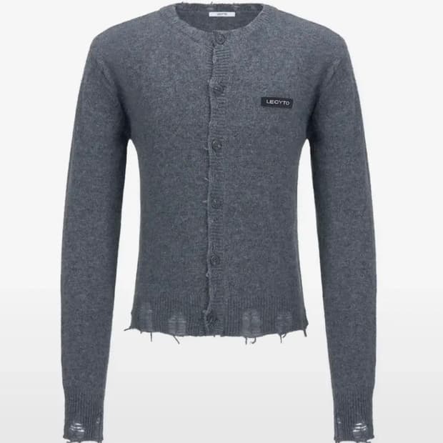 lecyto 가디건 그레이