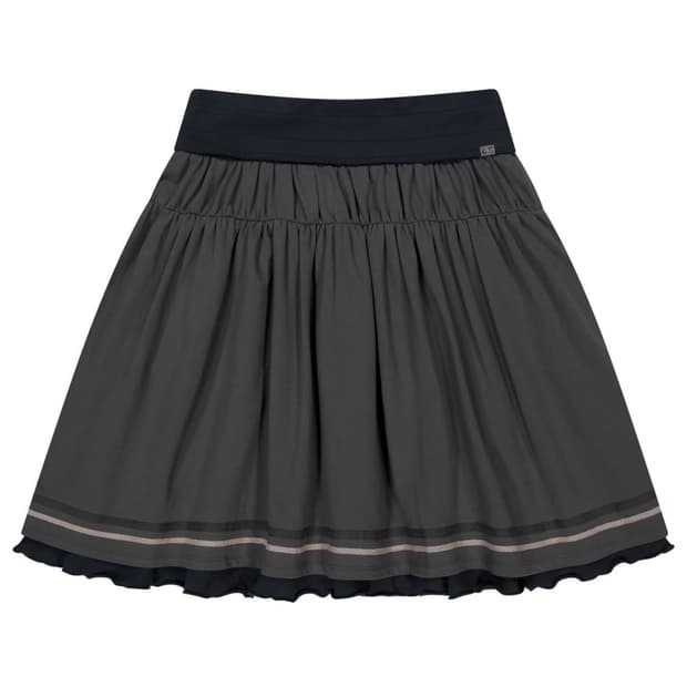 코이세이오 브라이스 폴딩 셔링 스커트 차콜
