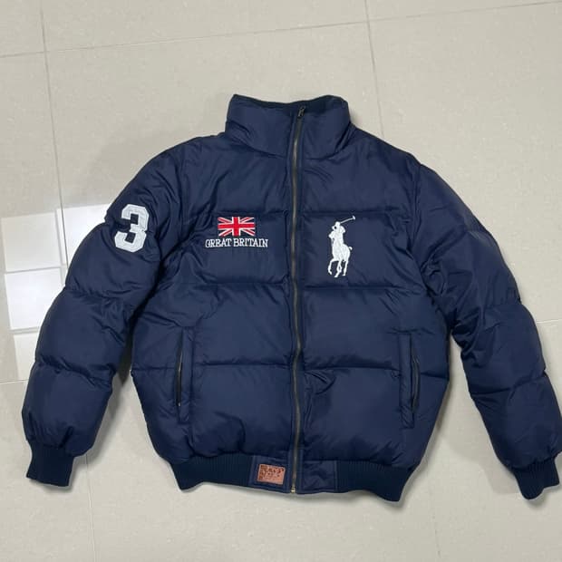폴로 랄프로렌 빅포니 브리튼 패딩 네이비