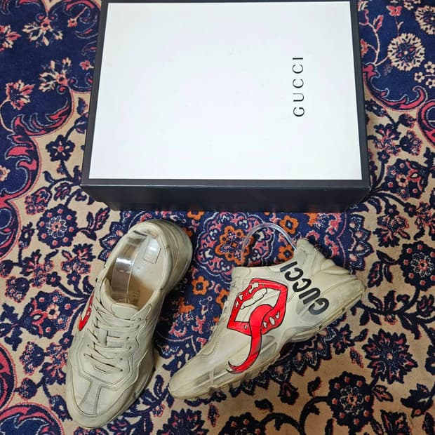 구찌(GUCCI) 더티 라이톤 입술 스니커즈 6size