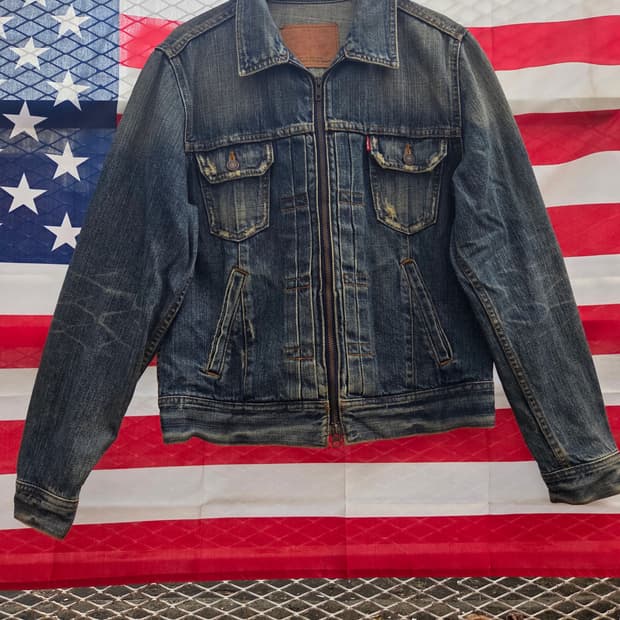 00's 리바이스 데님 집업 자켓
