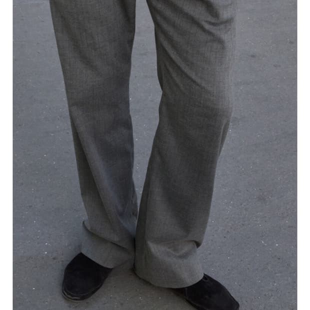 Mudule slacks grey stripe [1size]