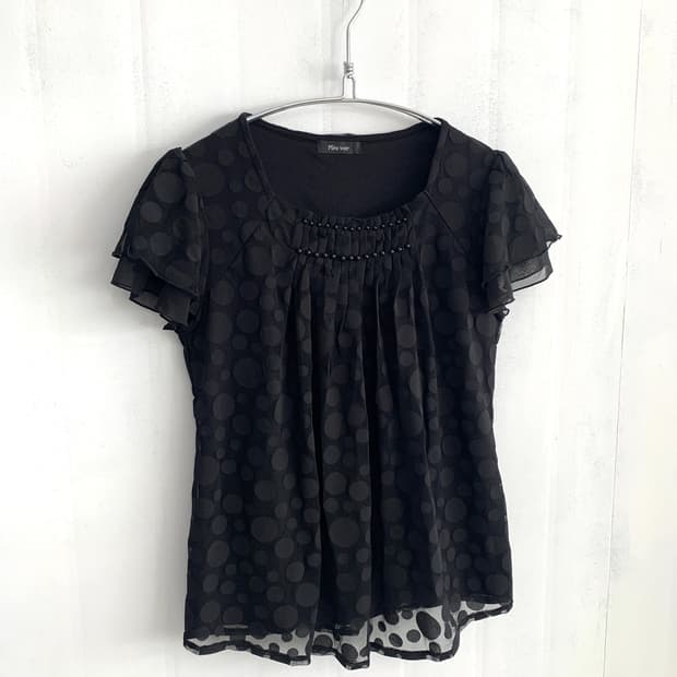 Black dot Blouse