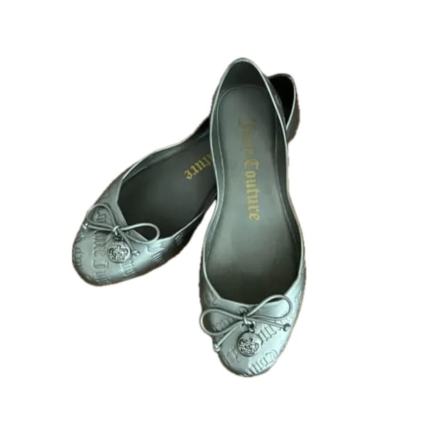 쥬시 꾸뛰르 발레리나 플랫 젤리슈즈 juicy couture 